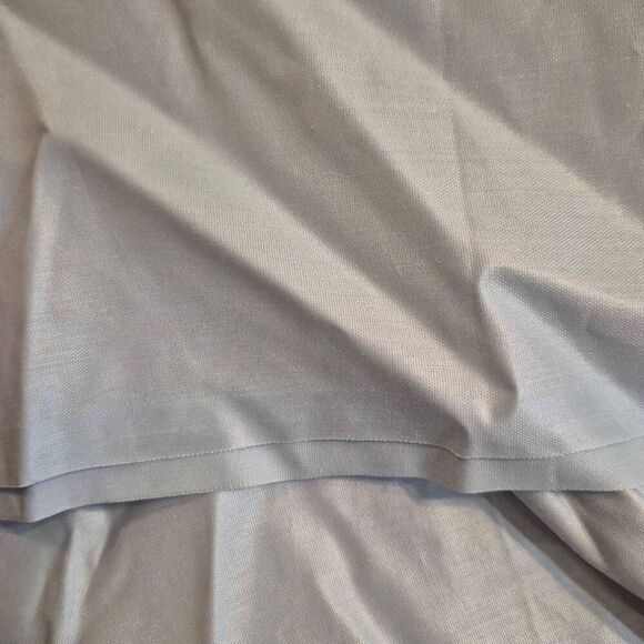 Fabric, Light Blue Cotton Sheer Sateen 45" wide x 2/3 yd - Picture 1 of 6